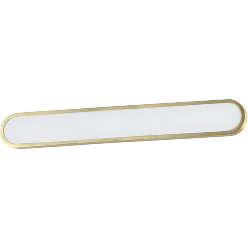 Latitude LED 36 inch Gold Bath Vanity Light Wall Light