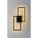 Traverse LED LED 19.75 inch Black Outdoor Wall Mount