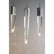 Quartz LED 39.25 inch Polished Chrome Linear Pendant Ceiling Light