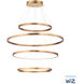 Groove WiZ 4 Light 39.50 inch Pendant