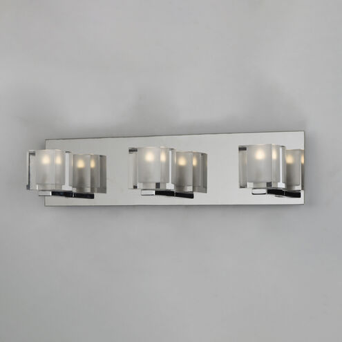 Blocs LED LED 19.5 inch Polished Chrome Bath Vanity Light Wall Light