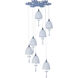 Chute 7 Light 15 inch Polished Chrome Pendant Ceiling Light
