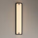 Alto LED 5 inch Black Bath Vanity Wall Light