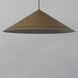 Pitch LED 29.5 inch Antique Brass Single Pendant Ceiling Light