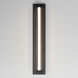 Fuse LED 4.75 inch Black and Gold Outdoor Wall Mount