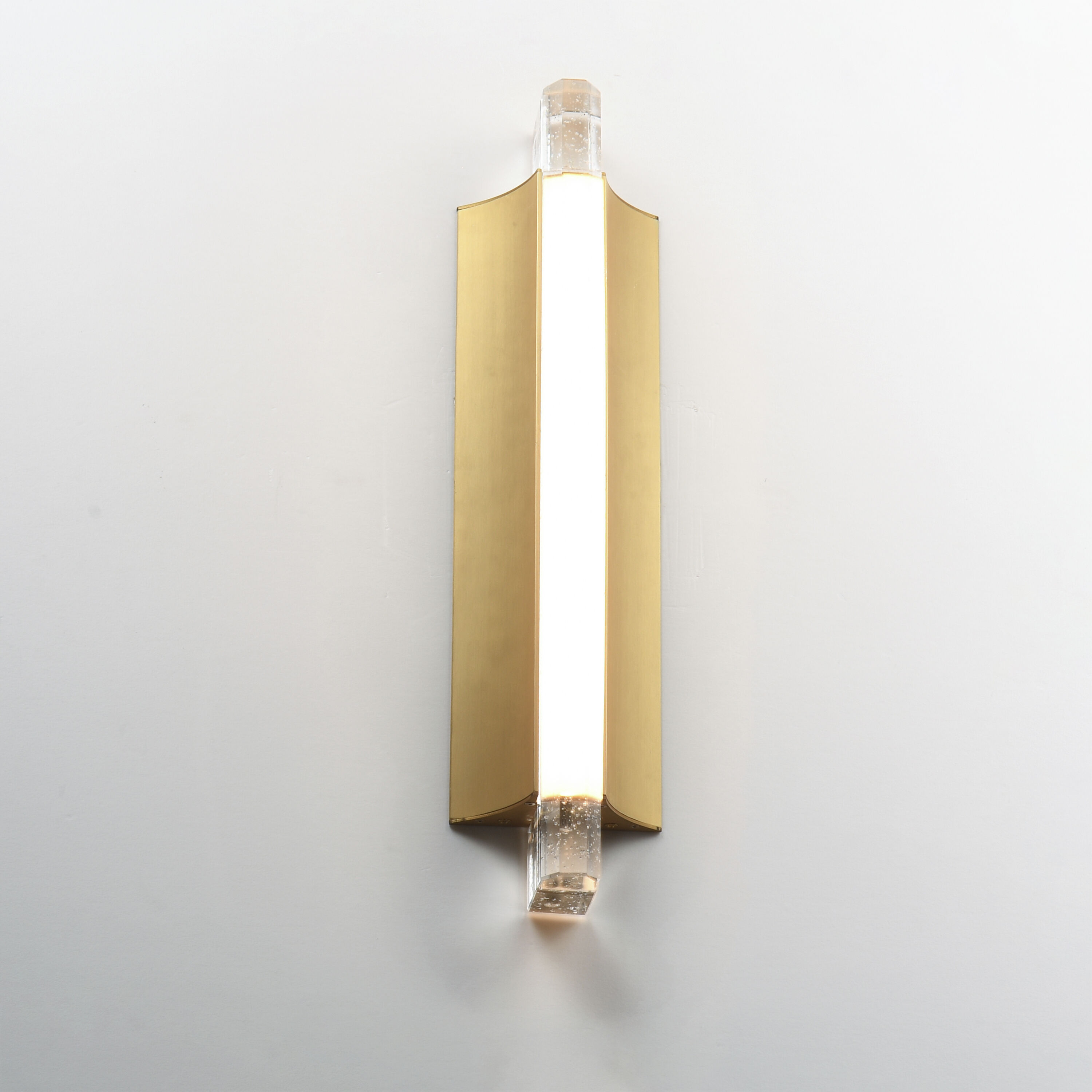 Hyperion LED 5 inch Gold ADA Wall Sconce Wall Light in Clear Crystal