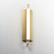 Hyperion LED 5 inch Gold ADA Wall Sconce Wall Light in Clear Crystal