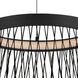 Loom LED 18.75 inch Black Single Pendant Ceiling Light