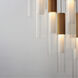 Reeds LED 22.5 inch Gold Multi-Light Pendant Ceiling Light