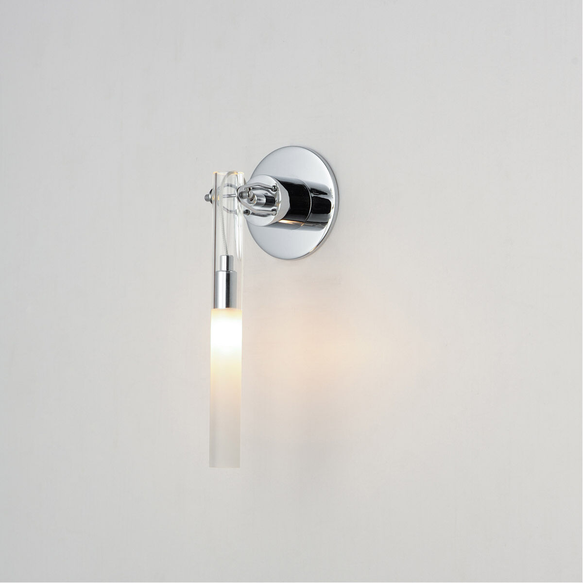 Modern on sale chrome sconce