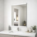 Luminance 32.75 X 24 inch Polished Chrome LED Mirror