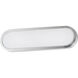 Latitudes LED 5.75 inch Satin Nickel Bath Vanity Wall Light