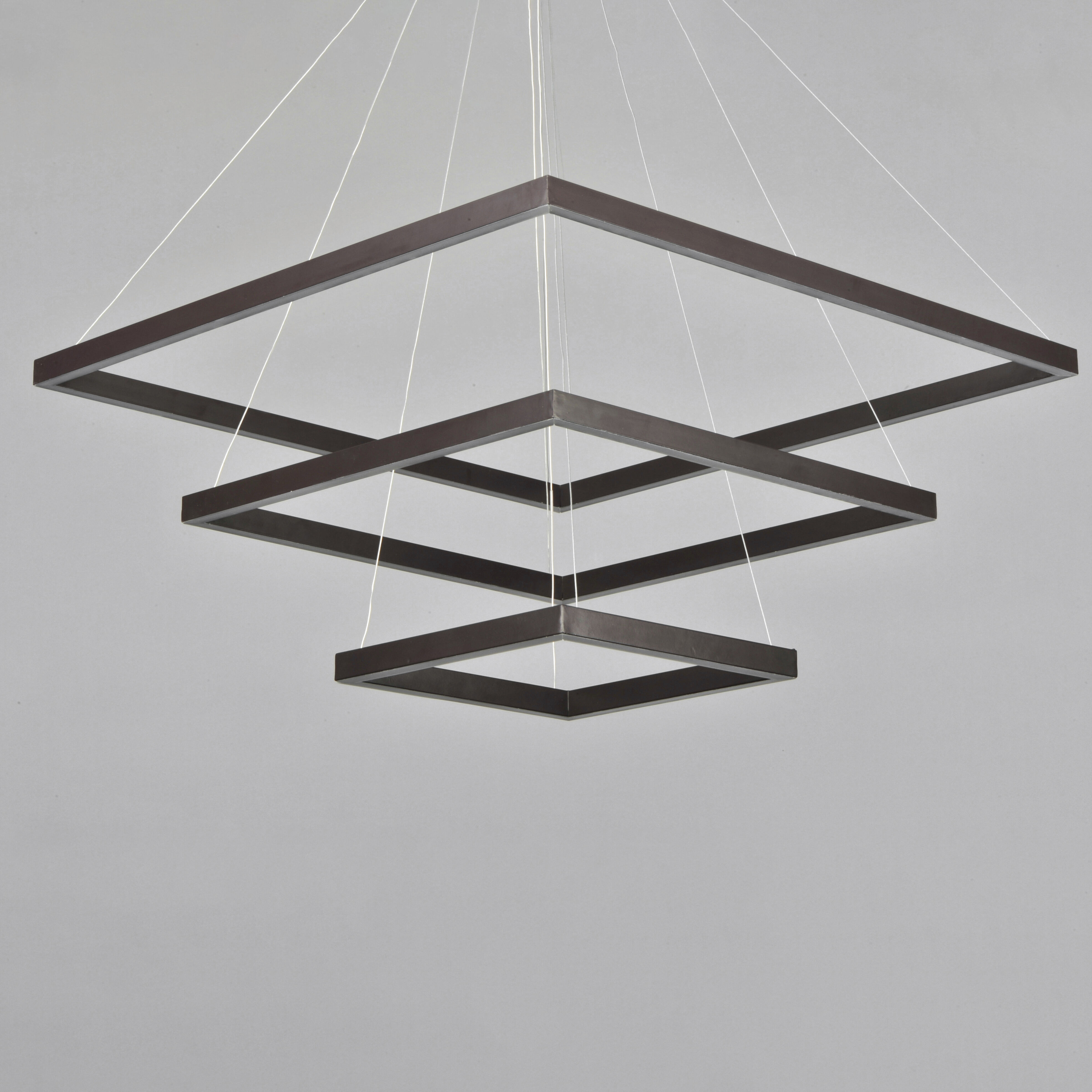 Quad LED 27.75 inch Bronze Single Pendant Ceiling Light