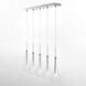Larmes LED LED 31.5 inch Polished Chrome Linear Pendant Ceiling Light