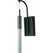 Scepter LED 4.5 inch Black Chrome Wall Sconce Wall Light in Bubble