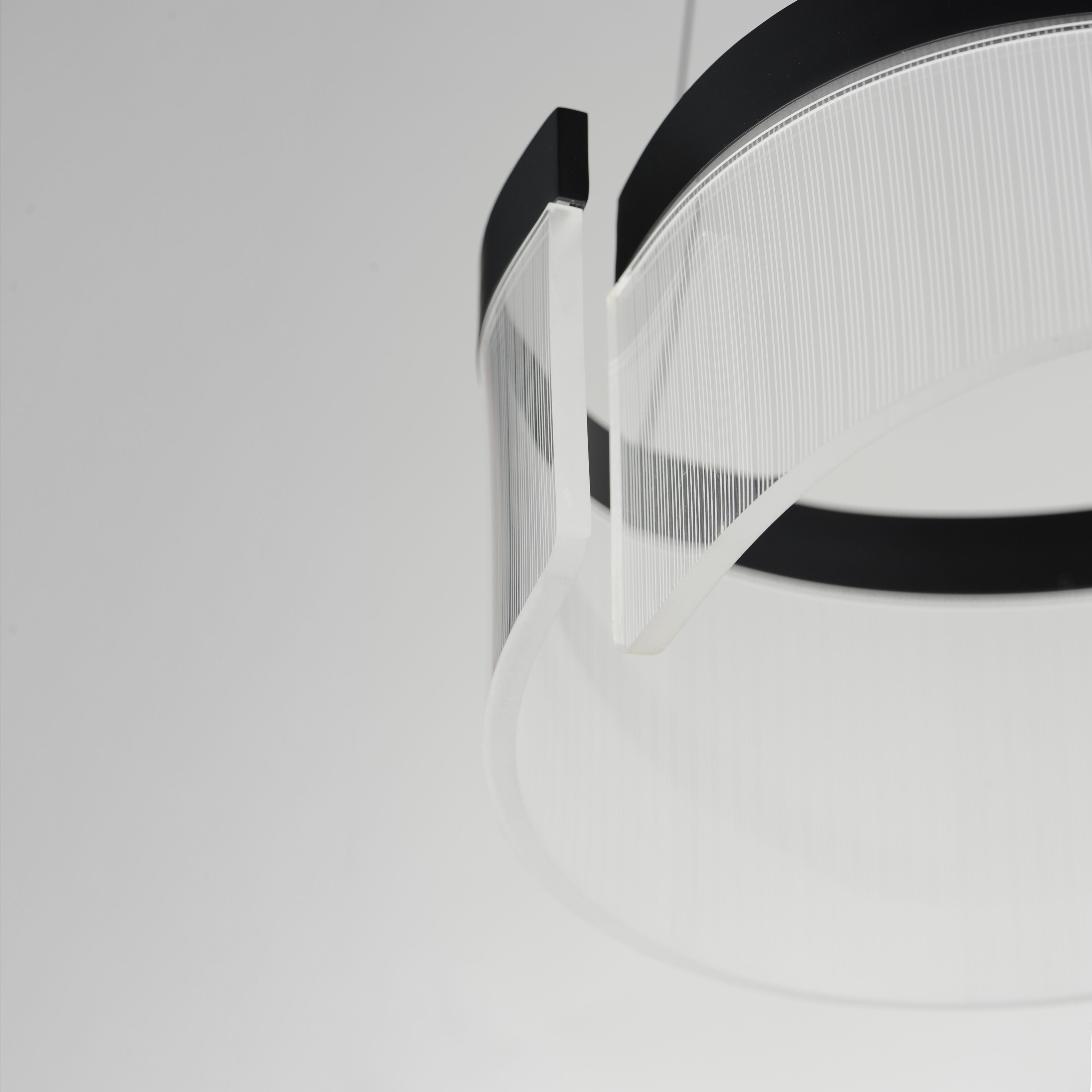 Sonata LED 13 inch Black Suspension Pendant Ceiling Light