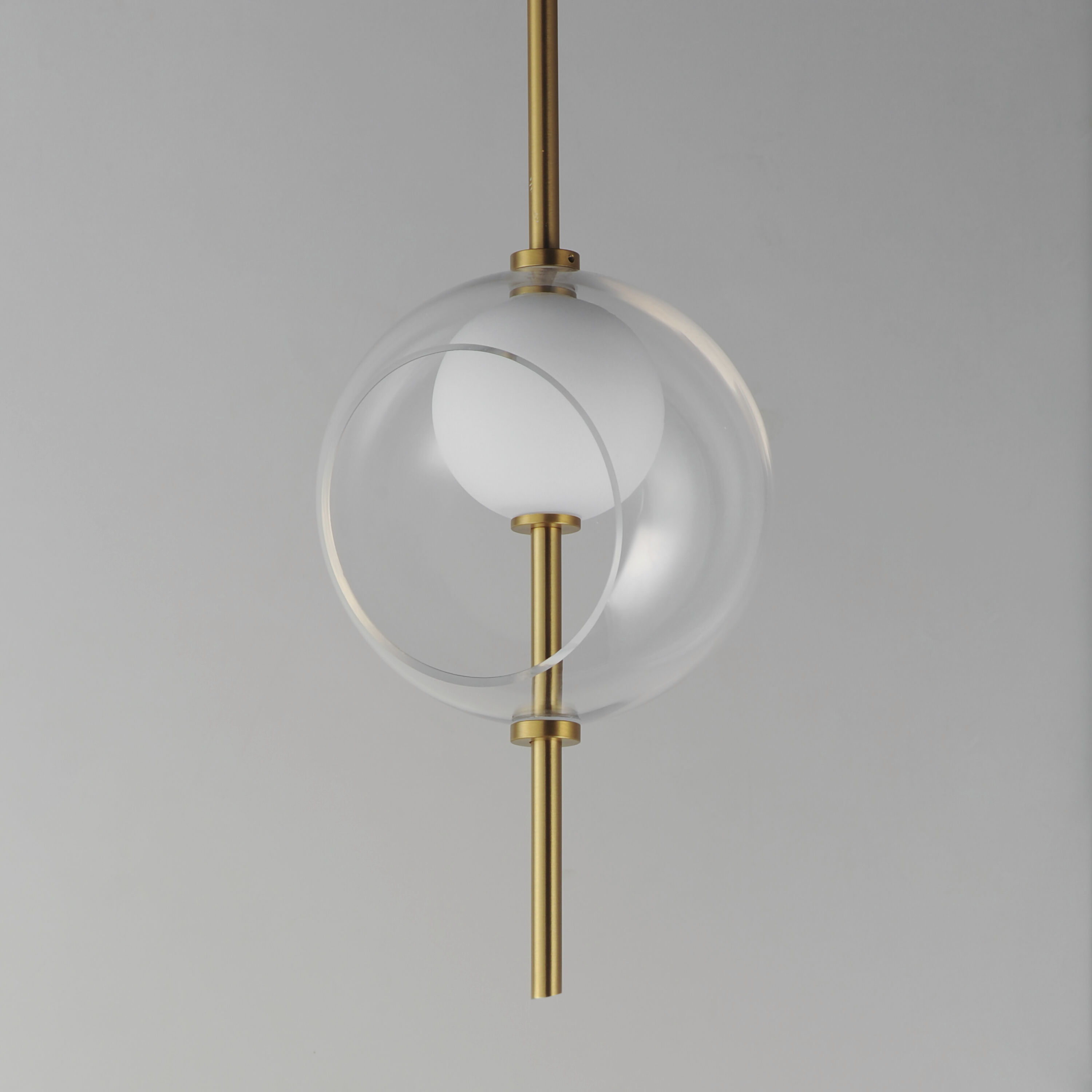 Martini LED 7.75 inch Natural Aged Brass Single Pendant Ceiling Light