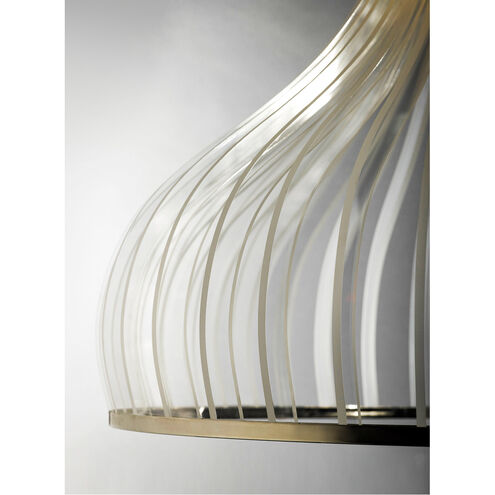 Turbo LED LED 24.25 inch Polished Chrome Single Pendant Ceiling Light