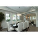 Spiral 6 Light 12 inch Polished Chrome Single Pendant Ceiling Light