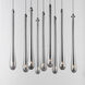 Stillo LED 16.25 inch Black Multi-Light Pendant Ceiling Light