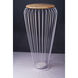Cage 40 X 20.5 inch White and Navaho White High Table