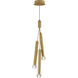 Allumettes LED 7.75 inch Gold Multi-Light Pendant Ceiling Light