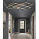 Traverse LED LED 48 inch Champagne Flush Mount Ceiling Light