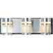 Accord LED 18 inch Black and Brushed Aluminum Bath Vanity Wall Light