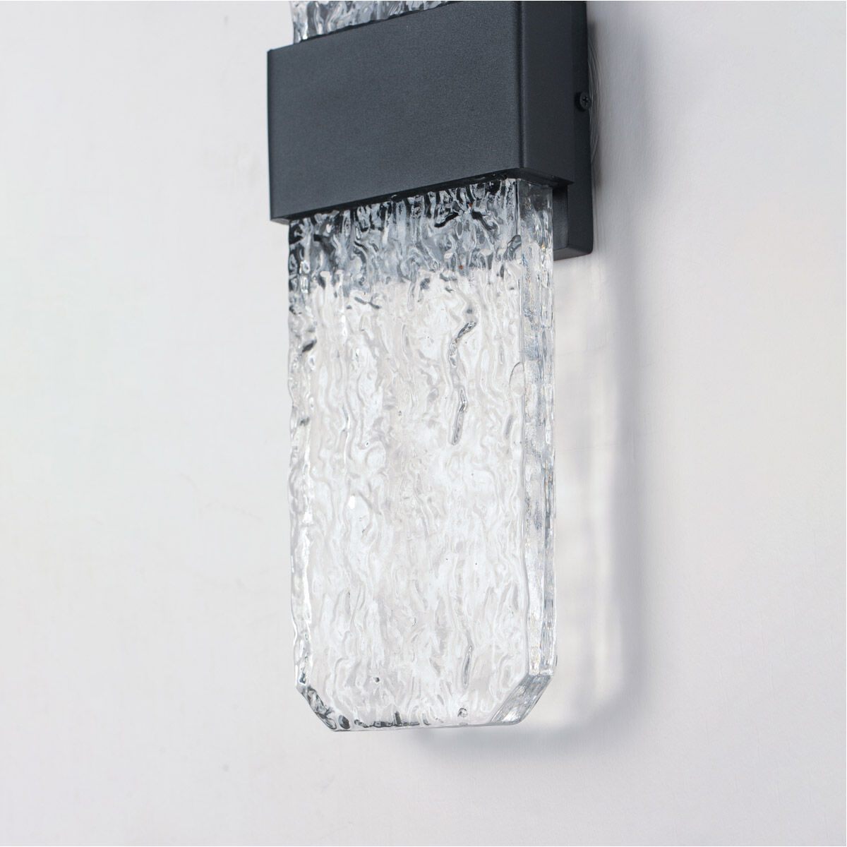 Rune LED 15.5 inch Black Outdoor Wall Sconce