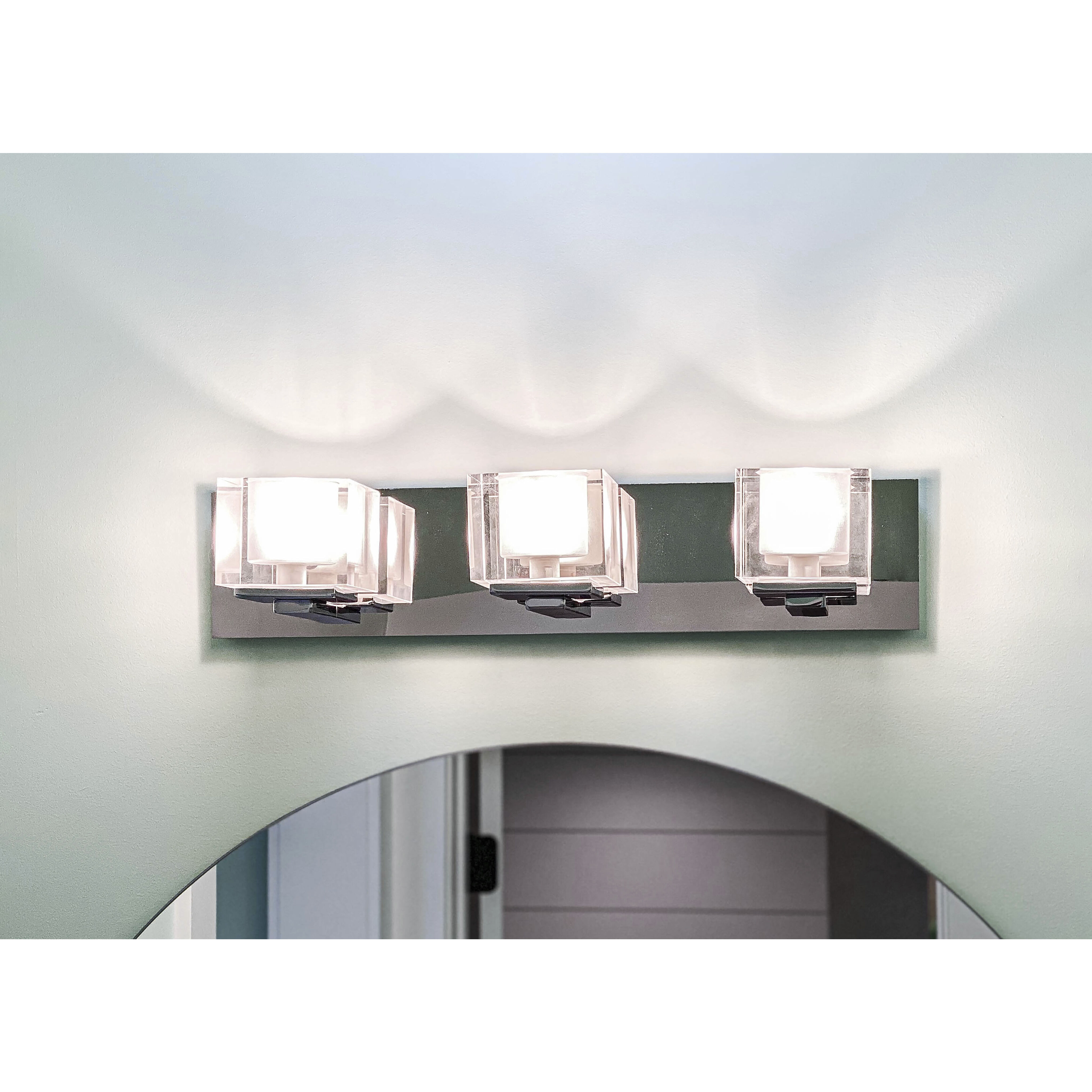 Blocs LED LED 19.5 inch Polished Chrome Bath Vanity Light Wall Light