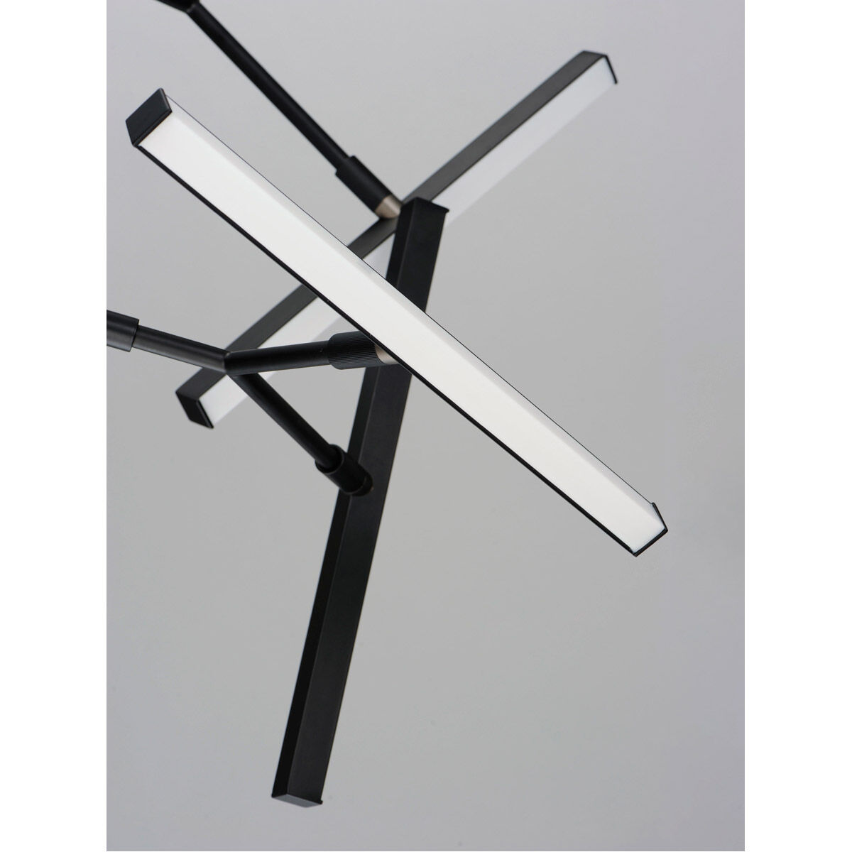 Robotica LED 37 inch Black Multi-Light Pendant Ceiling Light