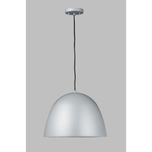 Palla LED 15.75 inch Dark Grey and Coffee Single Pendant Ceiling Light in Dark Grey/Coffee
