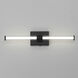 Fuse LED 1.75 inch Black Bath Vanity Wall Light