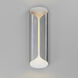 Folio LED 20 inch Satin Aluminum and White Outdoor Wall Mount
