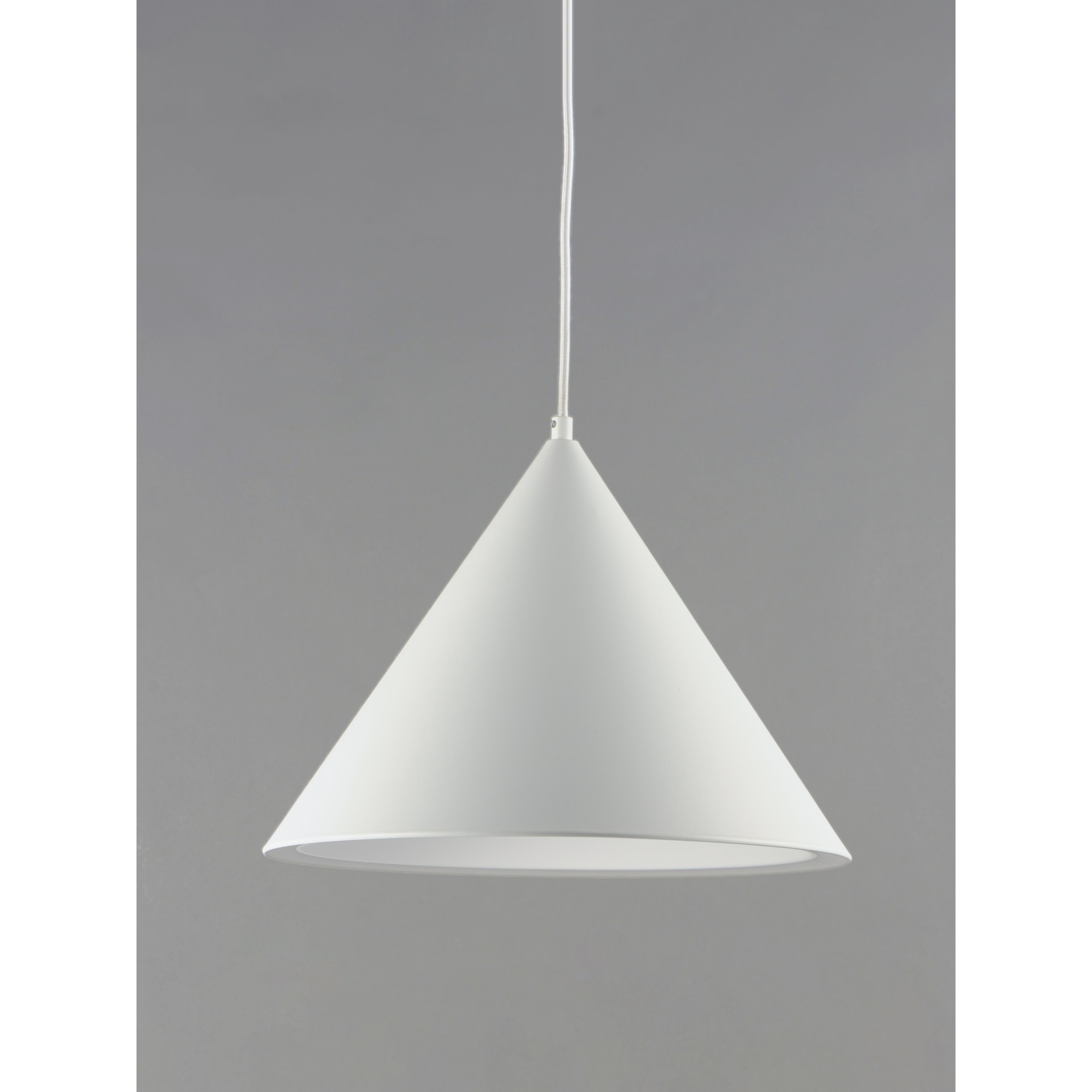 Abyss LED 15.75 inch Matte White Single Pendant Ceiling Light