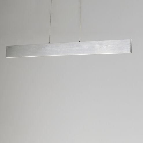 Blade LED 43.75 inch Brushed Aluminum Linear Pendant Ceiling Light