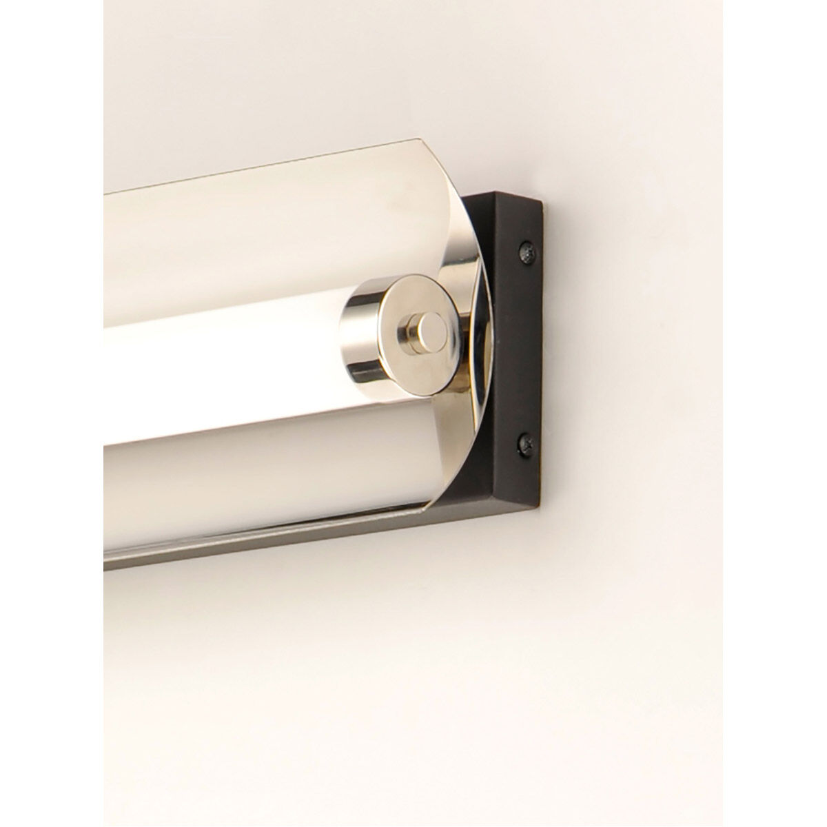 Reflect LED 36 inch Black and Polished Nickel Bath Vanity Light Wall Light