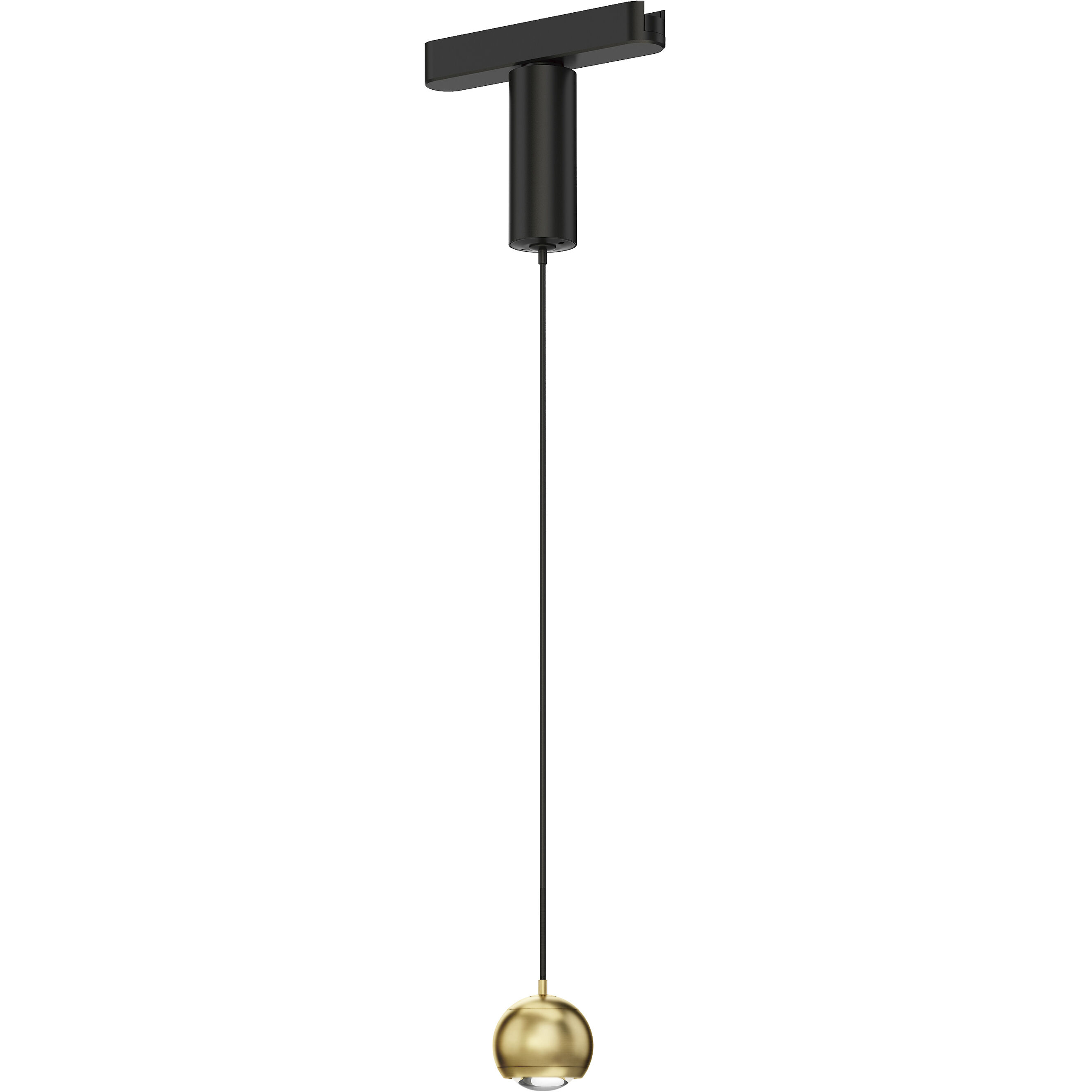 Continuum - Track 1 Light 120 Natural Aged Brass Track Light Ceiling Light