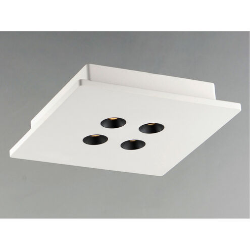 Peg LED 10 inch White Flush Mount Ceiling Light
