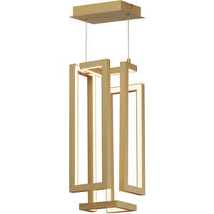 Penrose LED 7 inch Gold Single Pendant Ceiling Light
