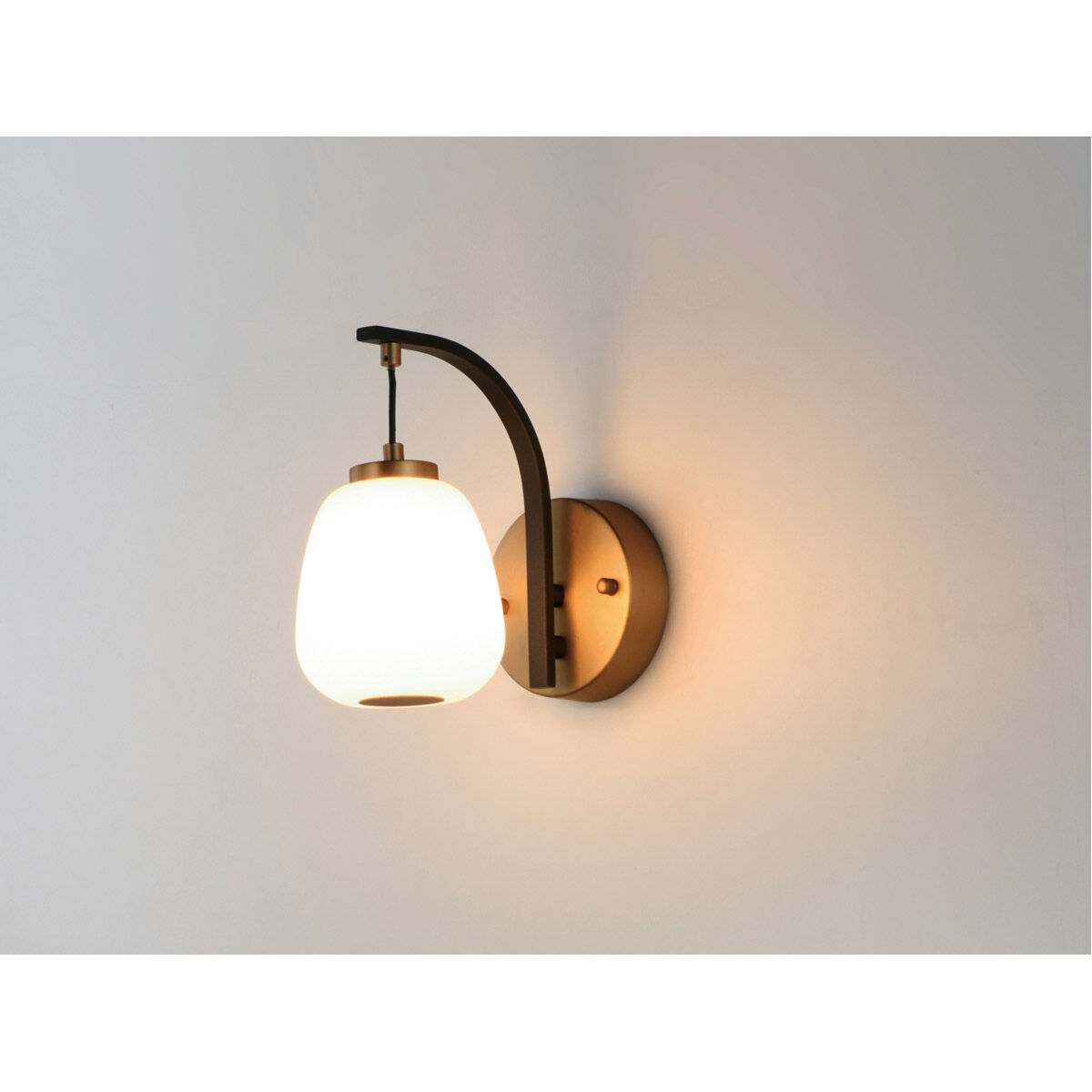 Soji LED 4.75 inch Black and Gold Wall Sconce Wall Light