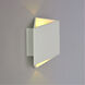 Alumilux Facet LED 8.5 inch White Outdoor Wall Sconce