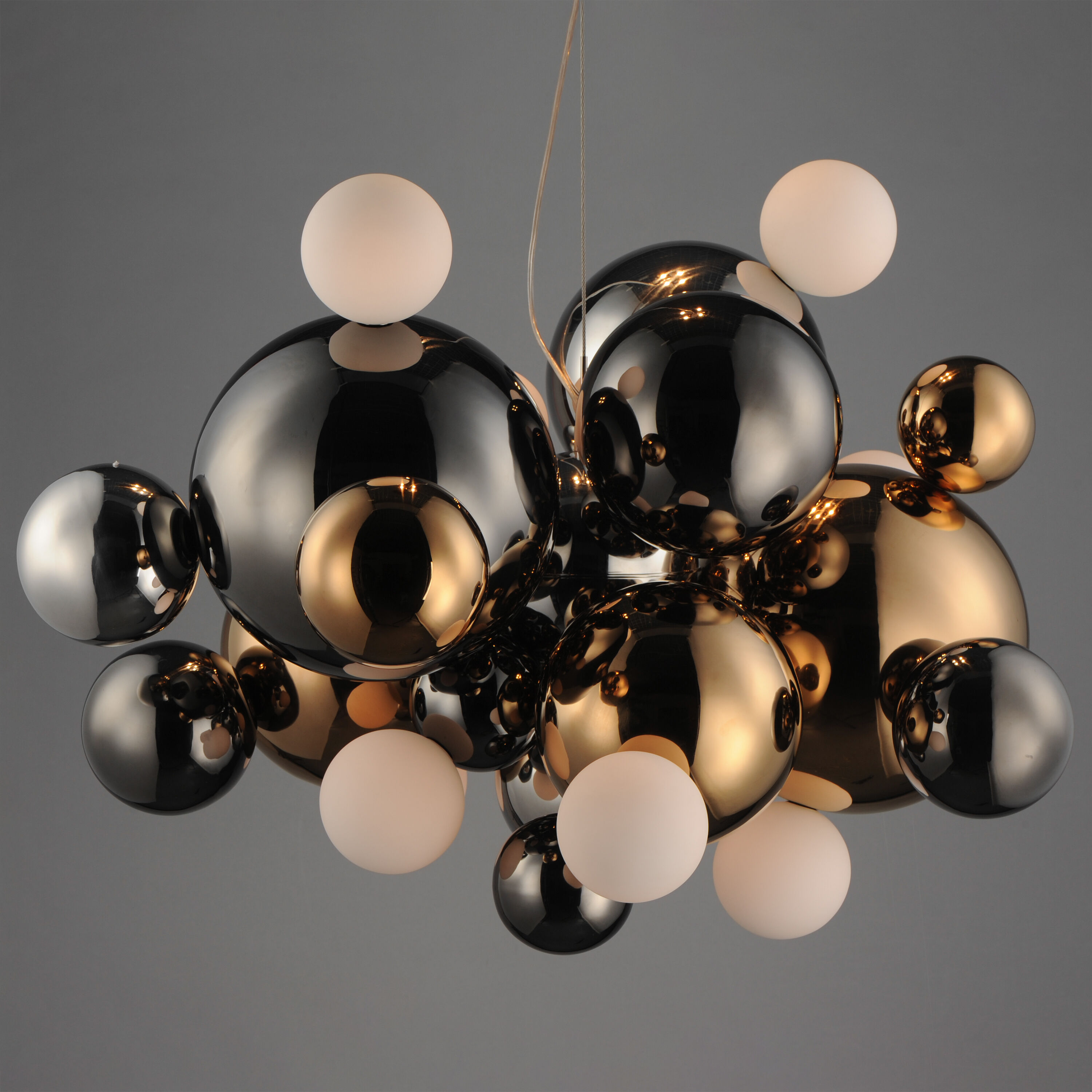 Stormy LED 28.75 inch Multi-Plated Multi-Light Pendant Ceiling Light