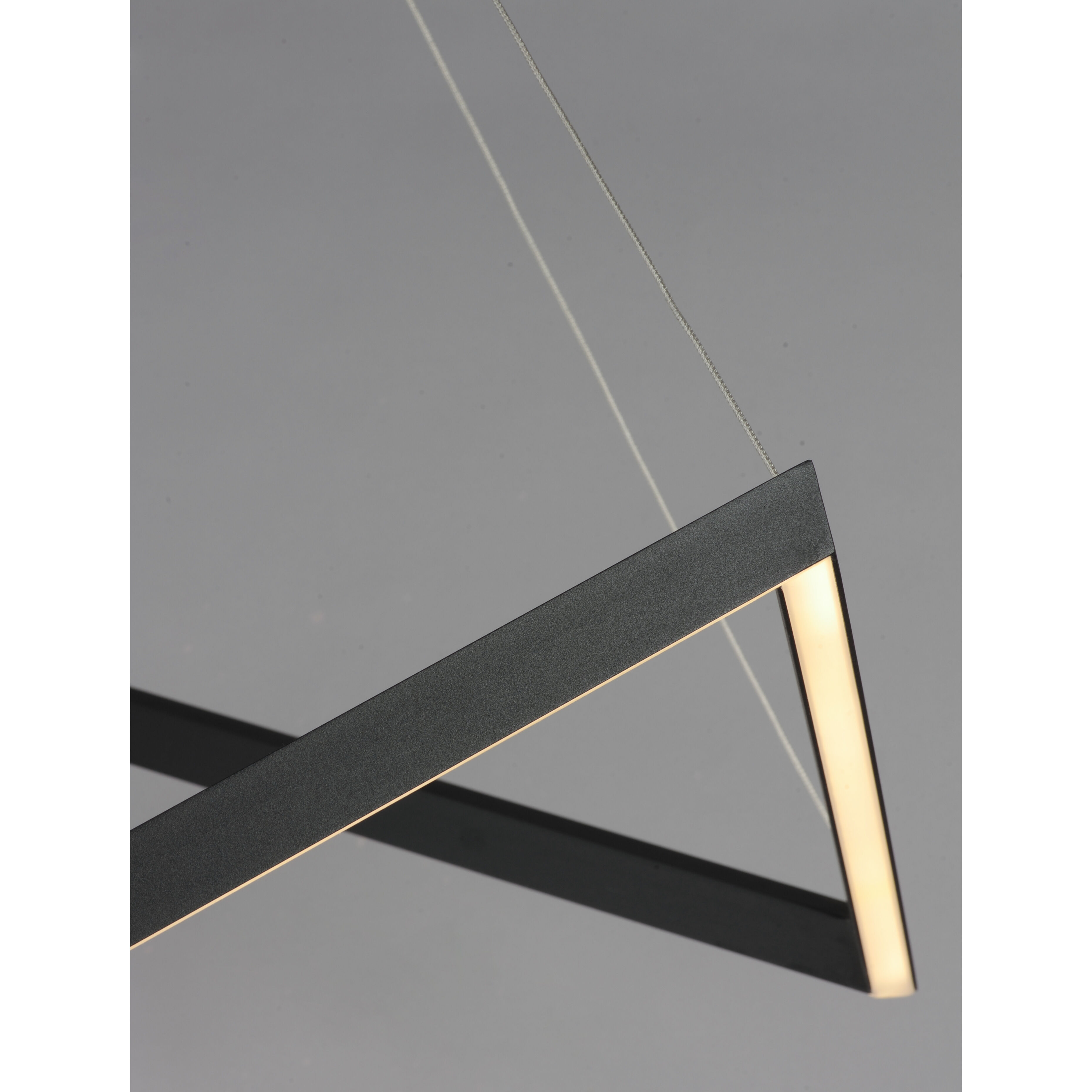 Stealth LED 21.25 inch Black Single Pendant Ceiling Light