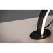 Arc 23 inch 28.50 watt Brushed Black Table Lamp Portable Light