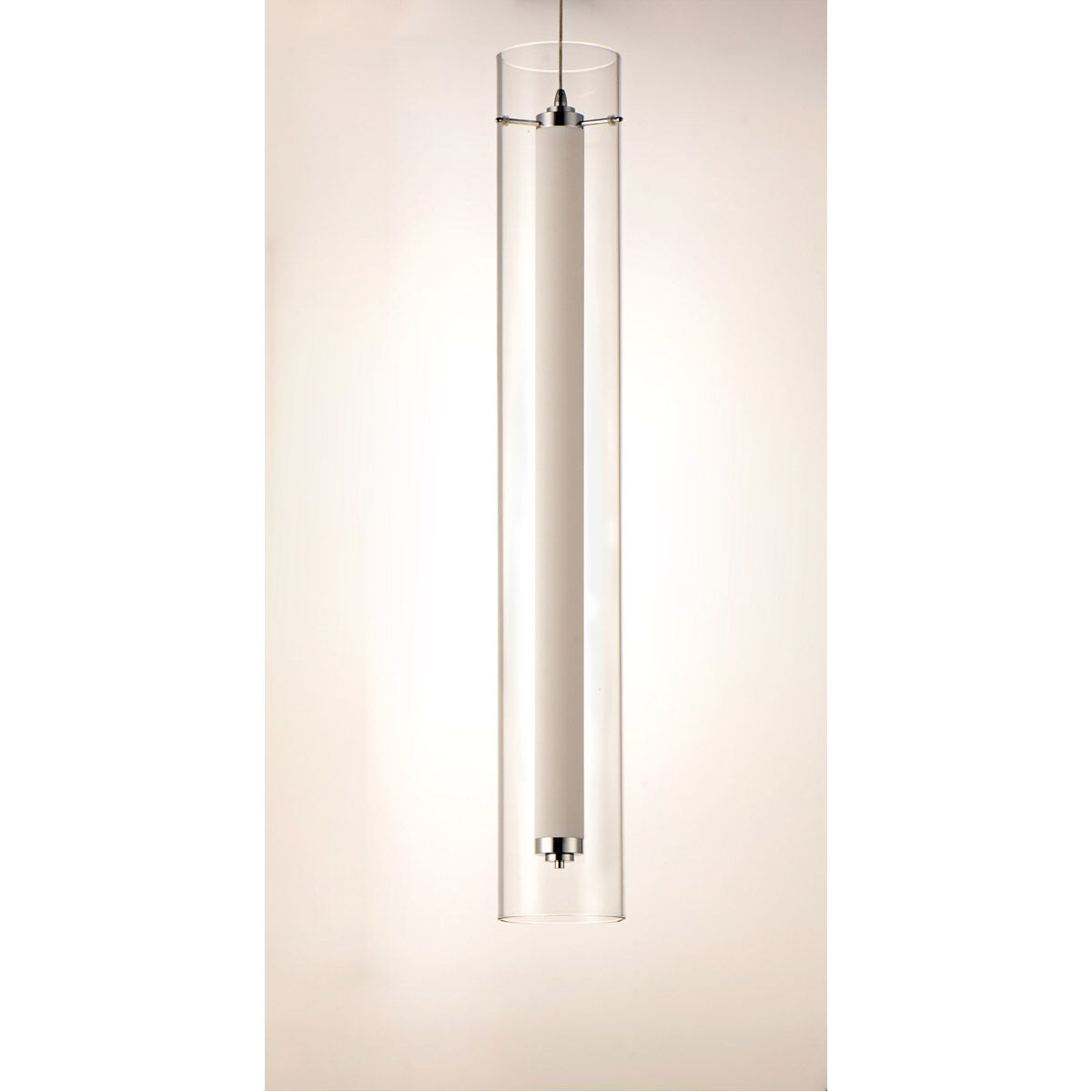 Centrum LED 5 inch Polished Chrome Single Pendant Ceiling Light