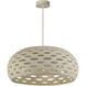 Cambria LED 21.5 inch Oyster Single Pendant Ceiling Light