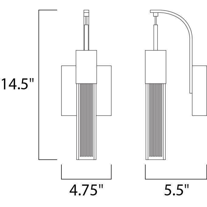 Fizz III LED 4.75 inch Bronze Wall Sconce Wall Light
