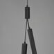 Allumettes LED 7.75 inch Black Multi-Light Pendant Ceiling Light