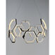 Polygon LED 30 inch Polished Chrome Single Pendant Ceiling Light